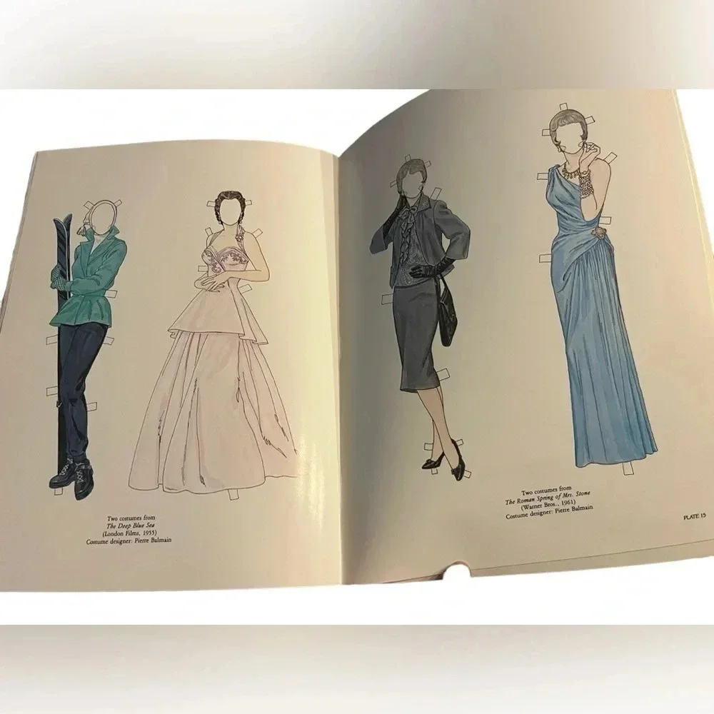 Tom Tierney Vivien Leigh Paper Dolls in Full Color Book